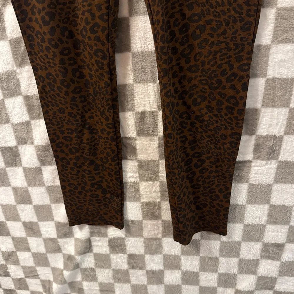 Sanctuary Leopard Affair Social Standard Skinny Pants Size XL/ Extra Large - Picture 5 of 14